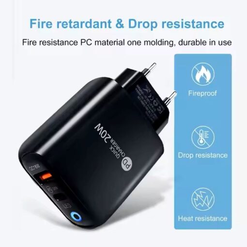 FAST CHARGER 22W TYPE-C AND USB (3)